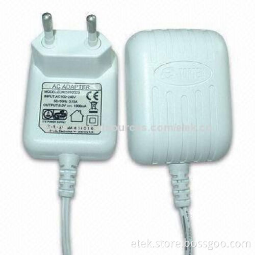 5W AC/DC Switching Power Adapter with Over Current, Short Circuit and Thermal Shutdown Protections
